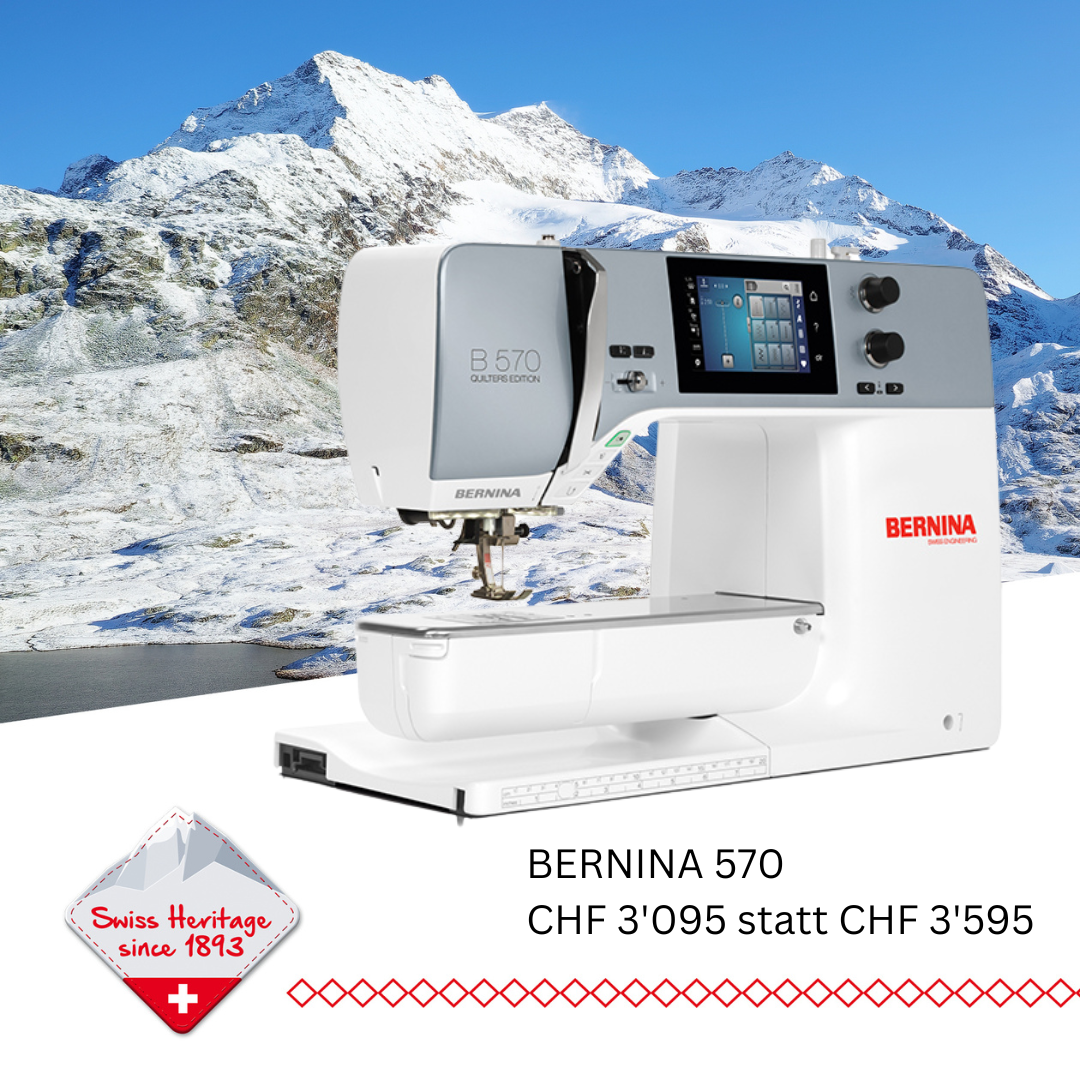 Bernina 570 QE inkl. VRG