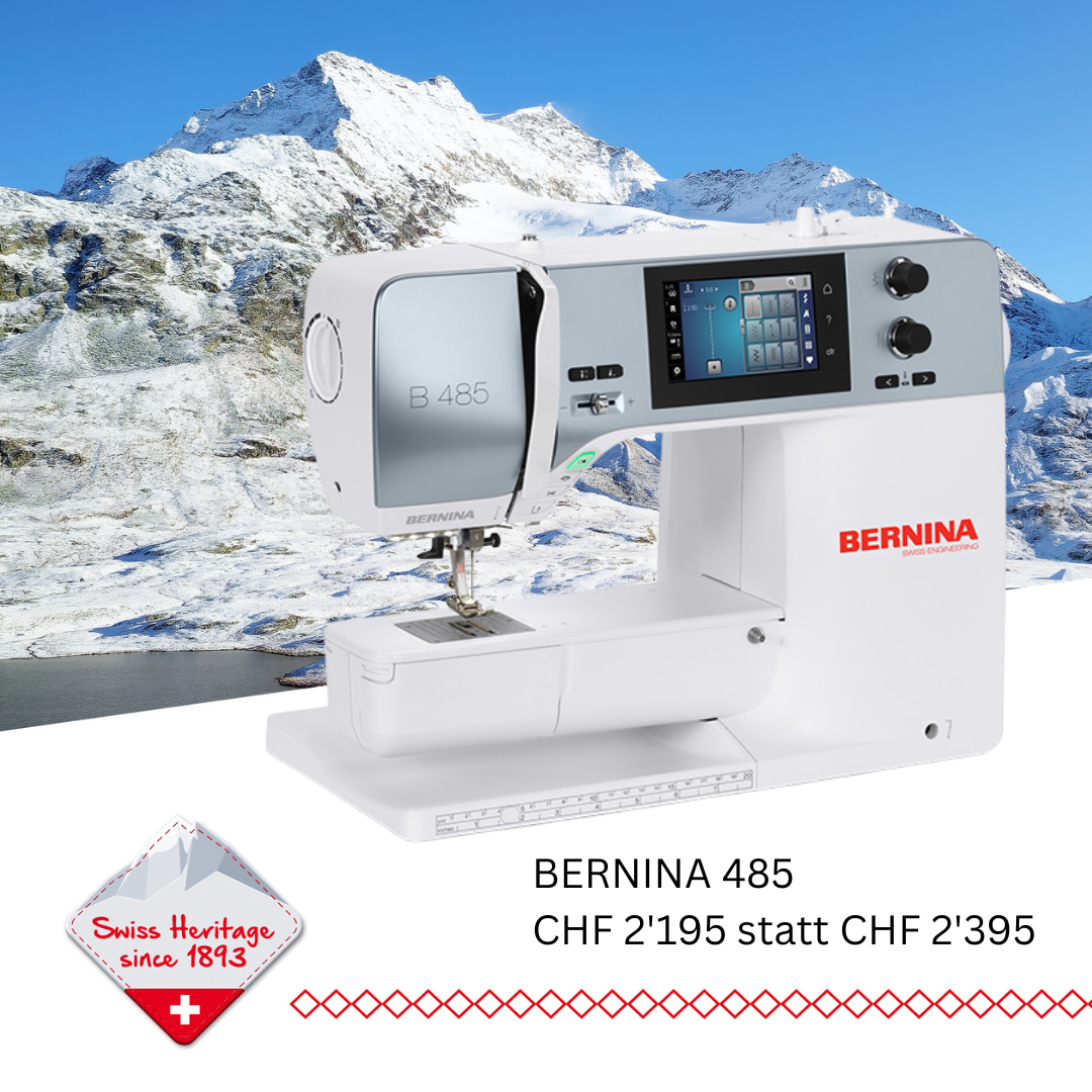 Bernina 485 Swiss Edition inkl. VRG